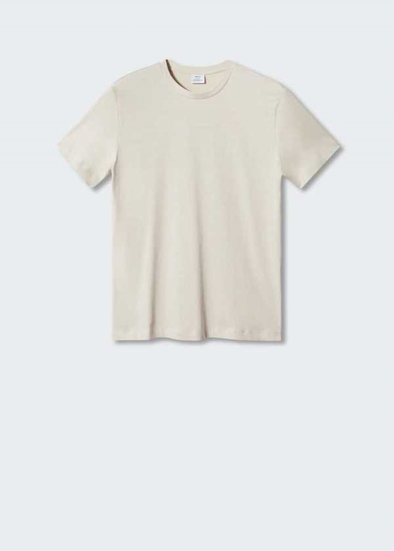 Mango Essential Bavlněné-blend T-shirt | MNG-21558