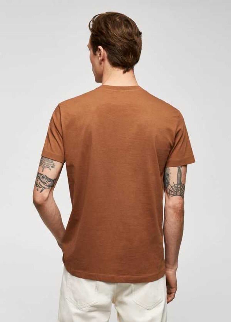 Mango Essential Bavlněné-blend T-shirt | MNG-21557