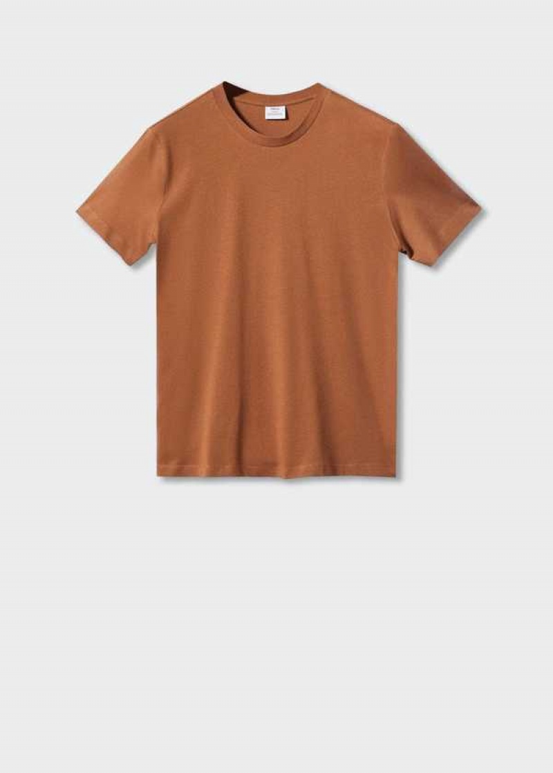 Mango Essential Bavlněné-blend T-shirt | MNG-21557