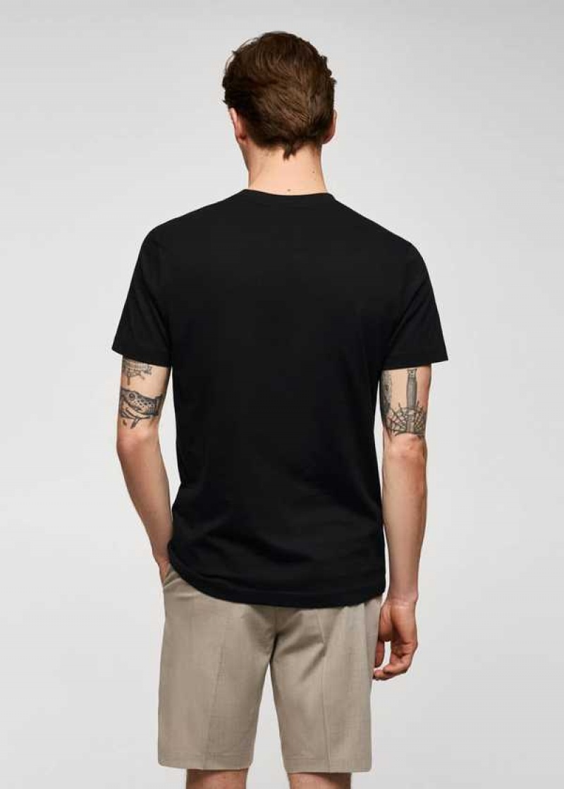 Mango Essential Bavlněné-blend T-shirt | MNG-21554