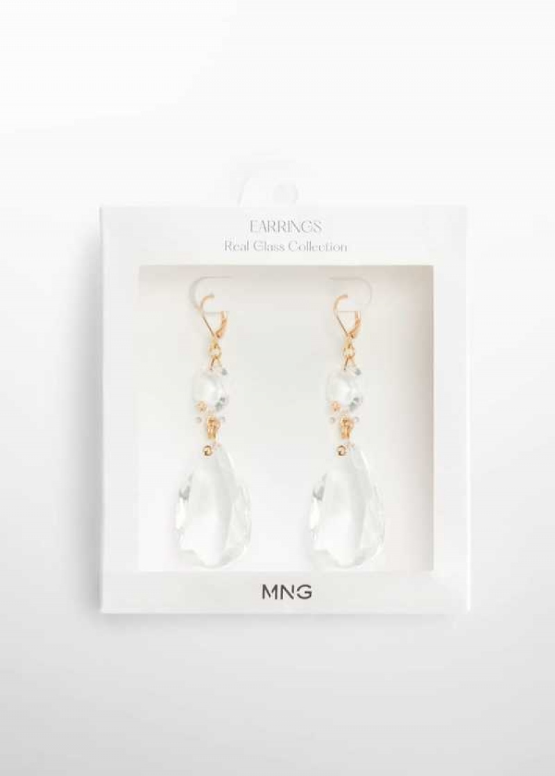 Mango Faceted Crystal Earring | MNG-22815