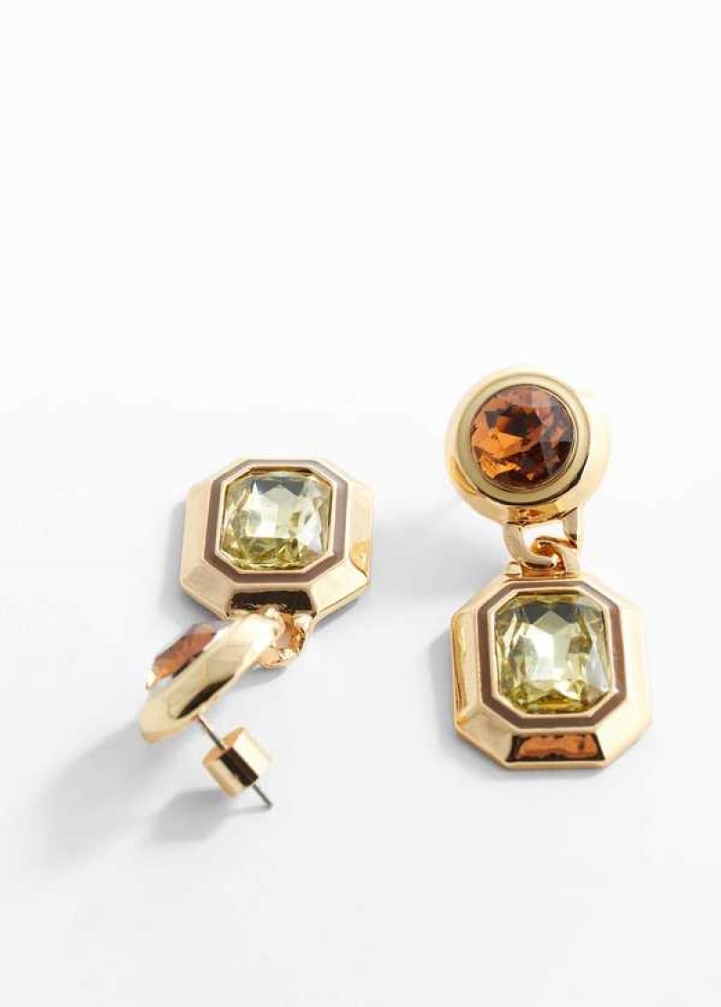 Mango Faceted Crystal Earring | MNG-22911