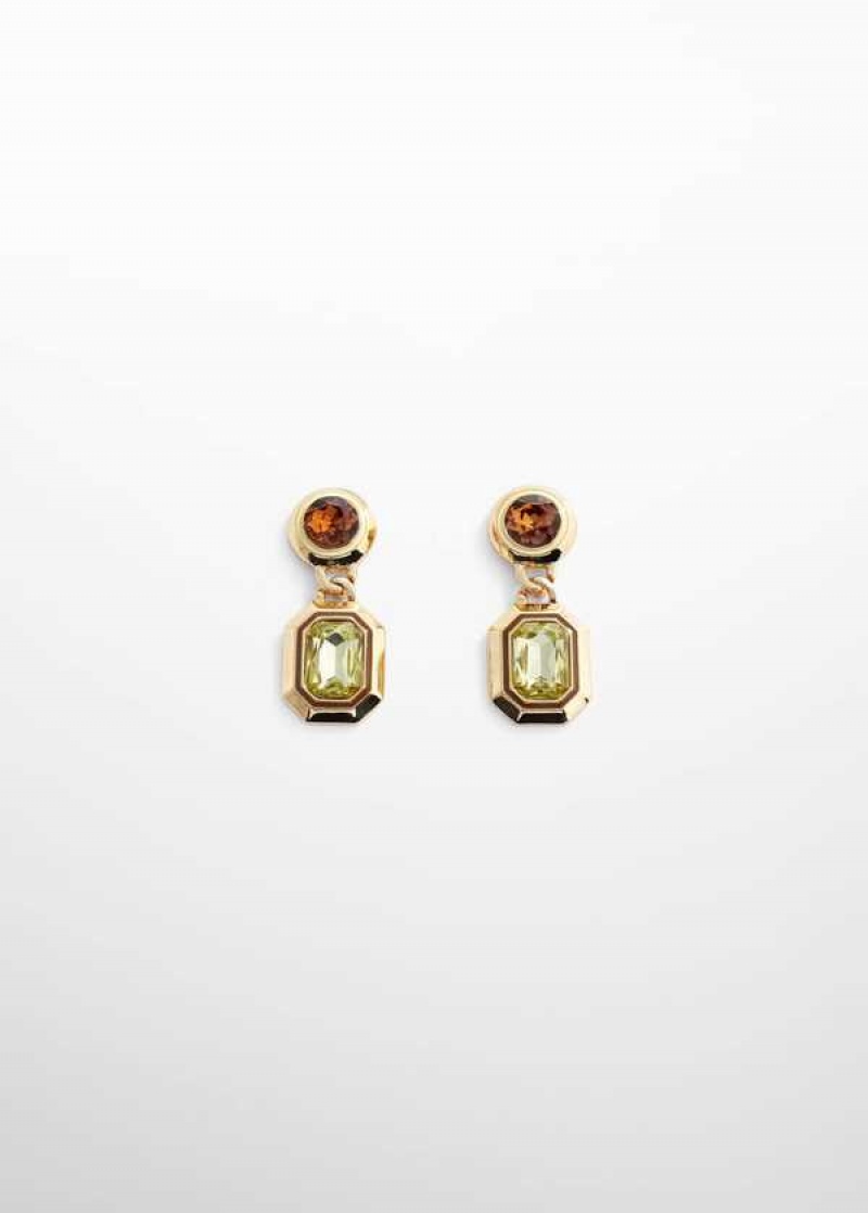 Mango Faceted Crystal Earring | MNG-22911