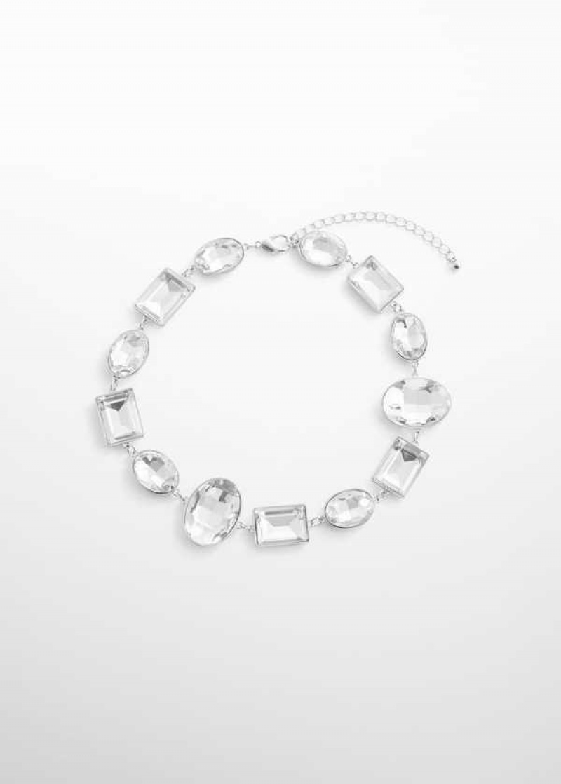 Mango Faceted Crystal Necklace | MNG-22871