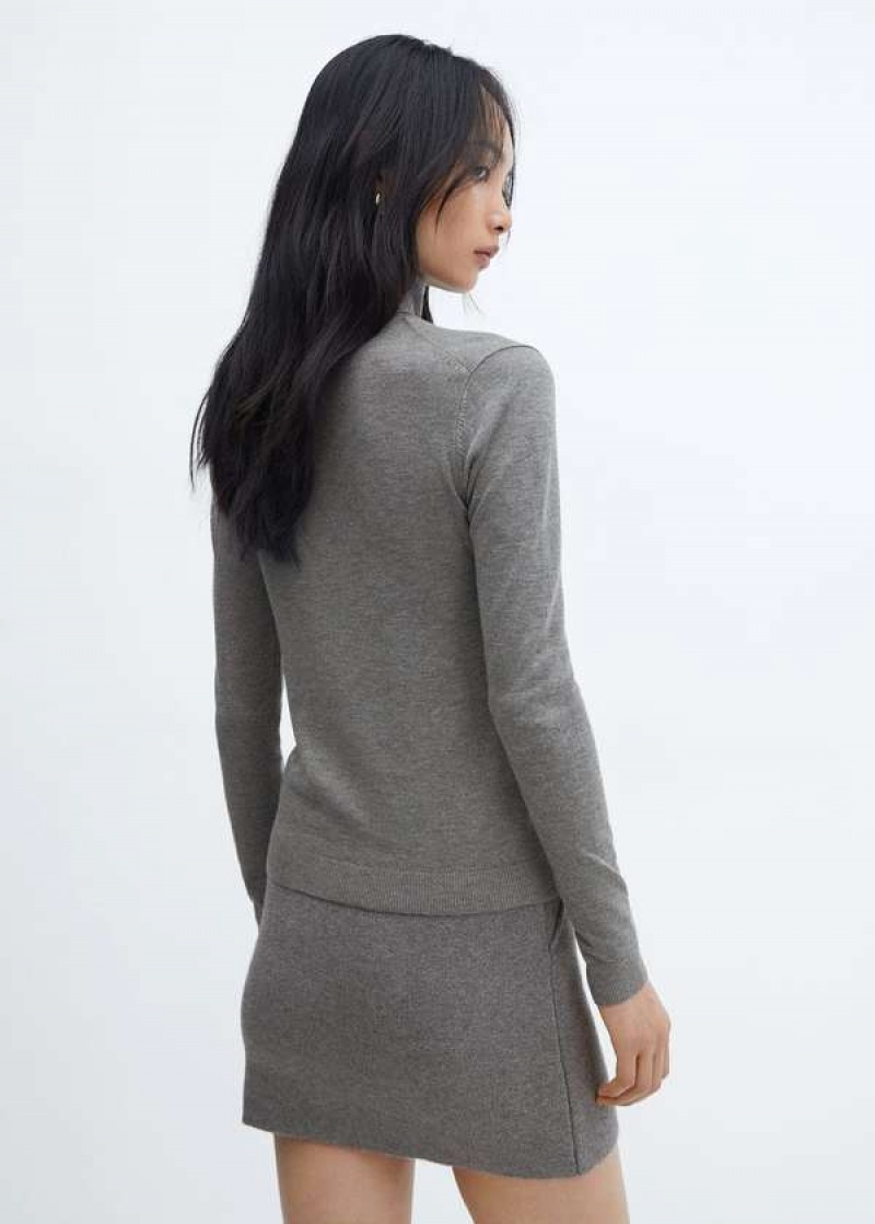 Mango Fine-knit Turtleneck Svetrové | MNG-25523