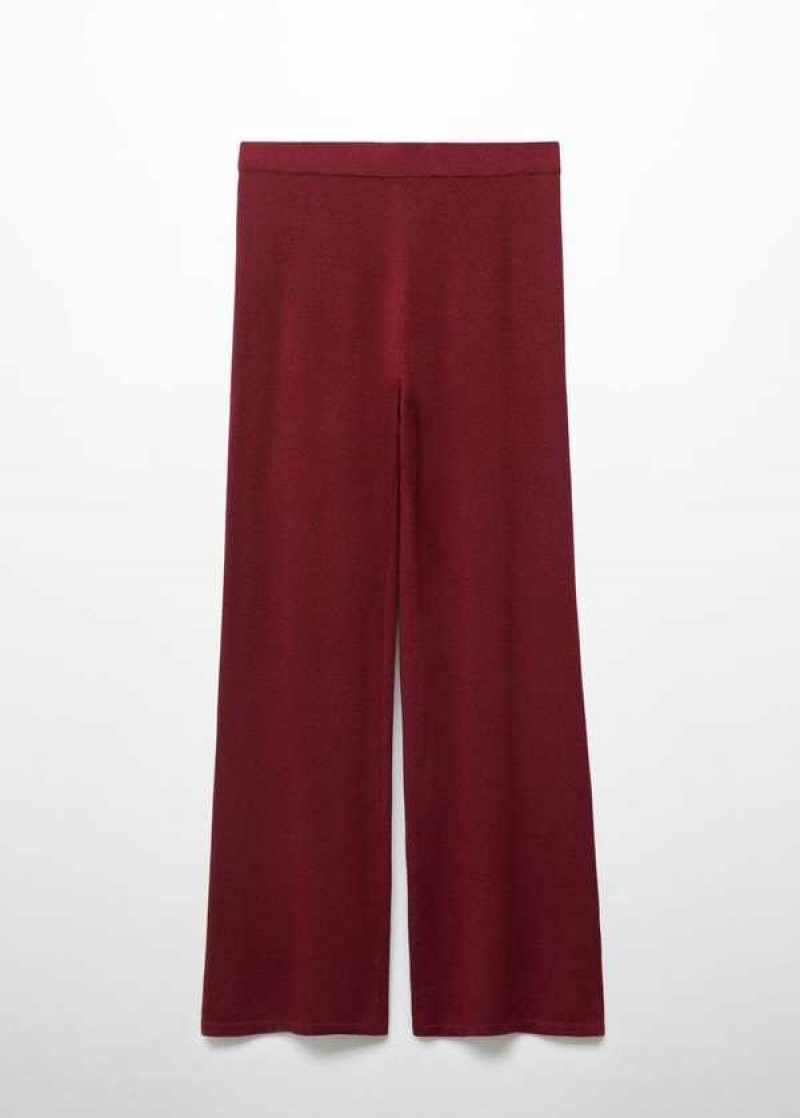 Mango Fine-knit Wideleg Pants | MNG-24398