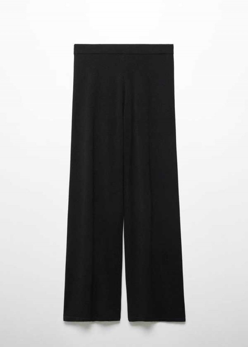 Mango Fine-knit Wideleg Pants | MNG-24478