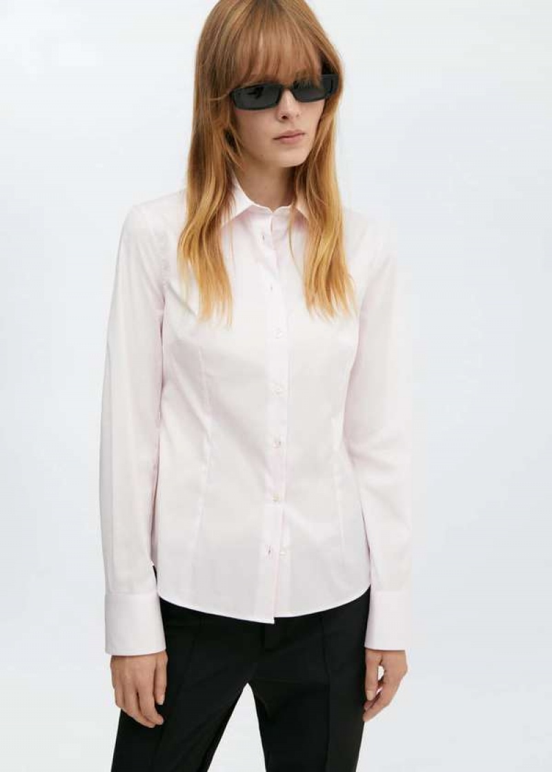 Mango Fitted Bavlněné Shirt | MNG-25278