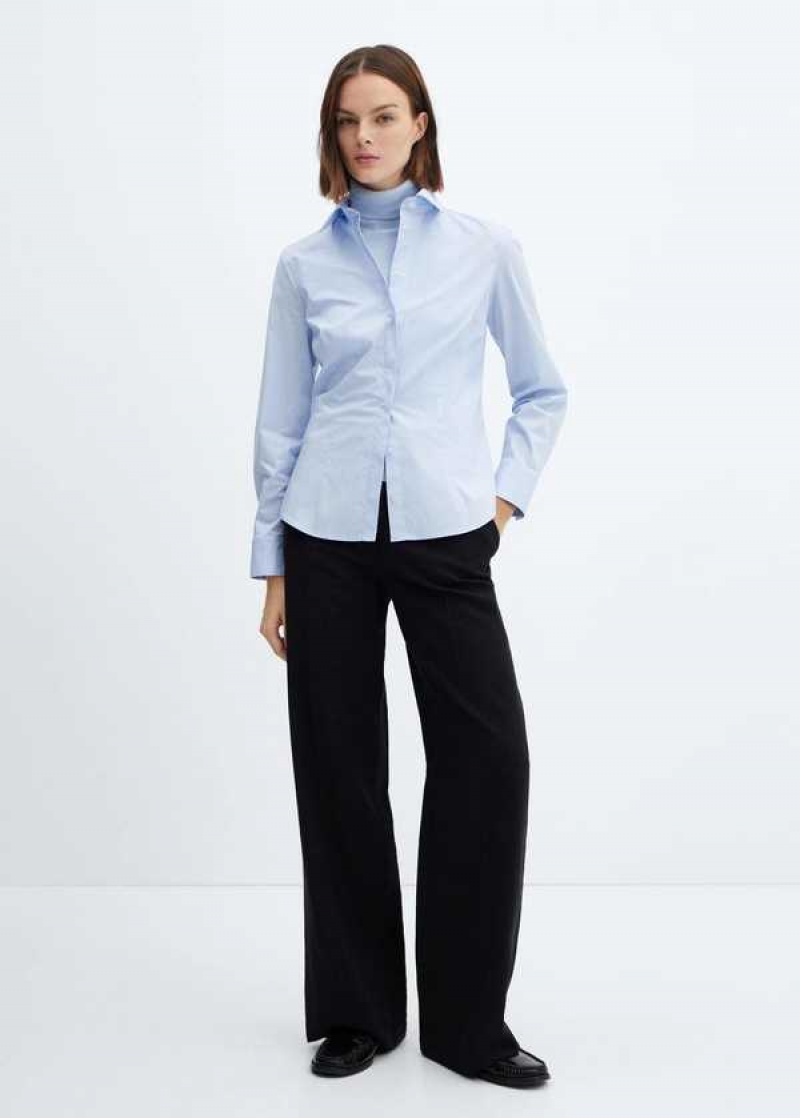 Mango Fitted Bavlněné Shirt | MNG-25361