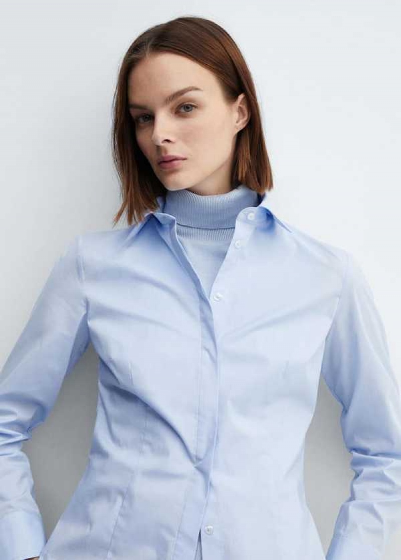 Mango Fitted Bavlněné Shirt | MNG-25361