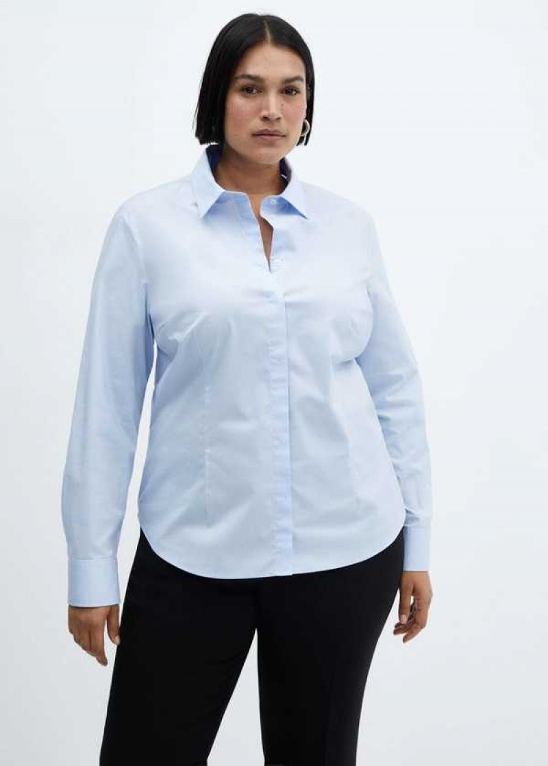 Mango Fitted Bavlněné Shirt | MNG-25361