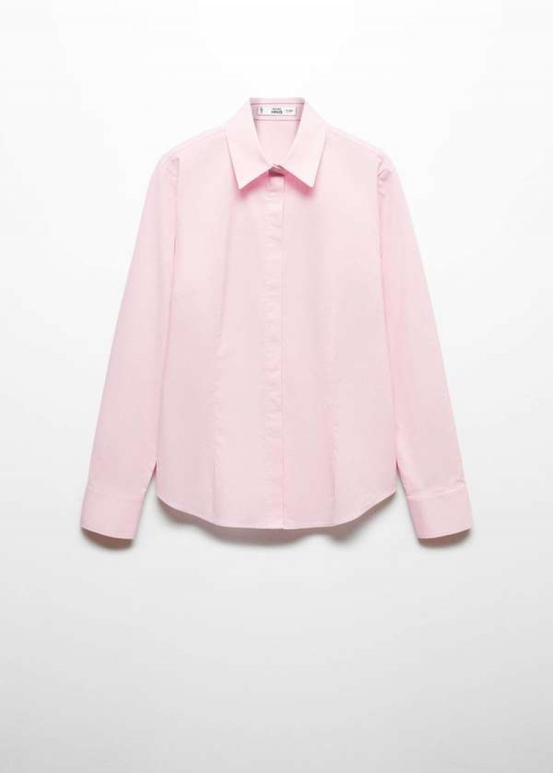 Mango Fitted Bavlněné Shirt | MNG-25362