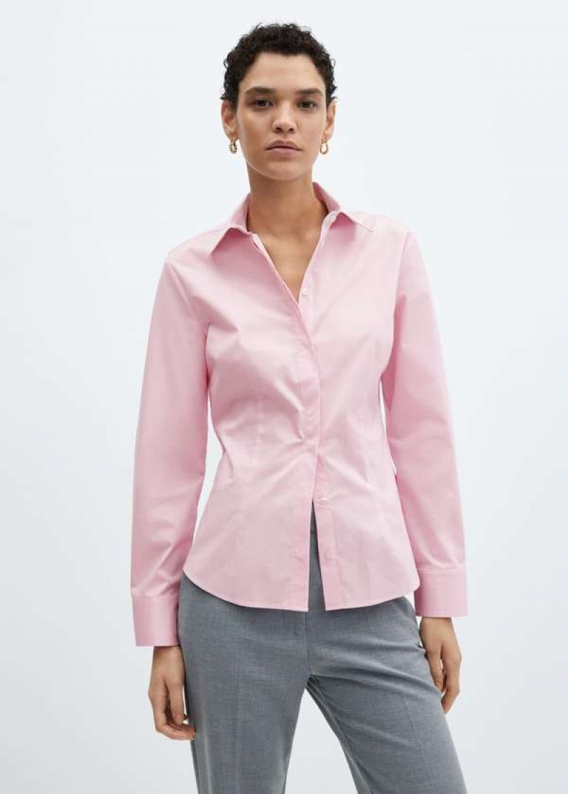 Mango Fitted Bavlněné Shirt | MNG-25362