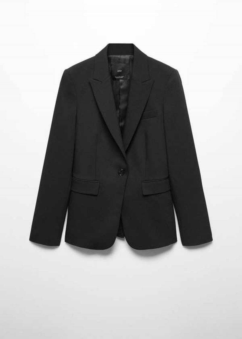 Mango Fitted Blazer With Blunt Stitching | MNG-26362