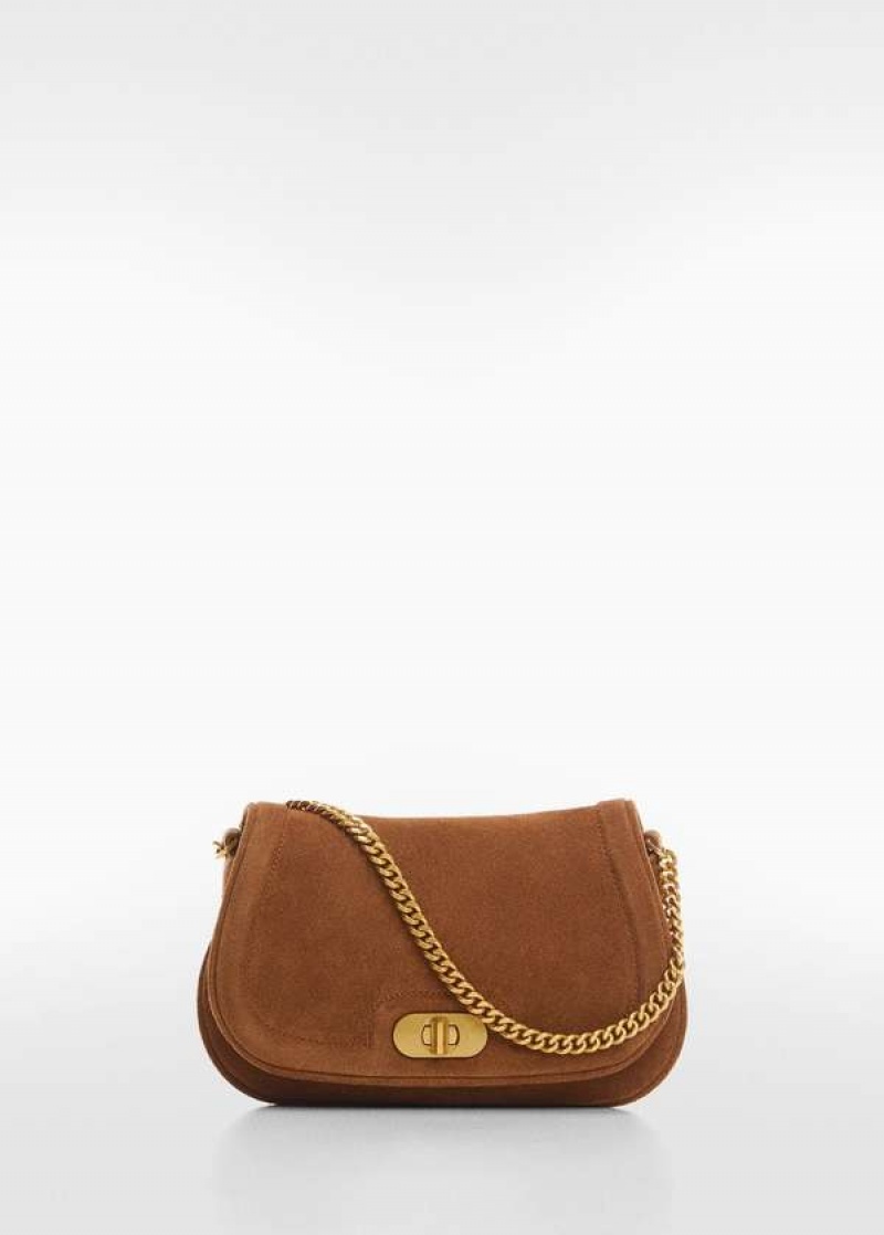 Mango Flap Læder Bag | MNG-23267