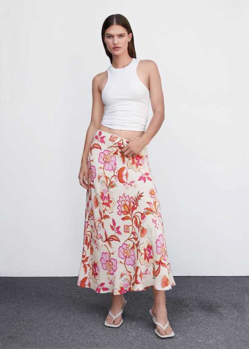 Mango Floral Long Skirt | MNG-24029