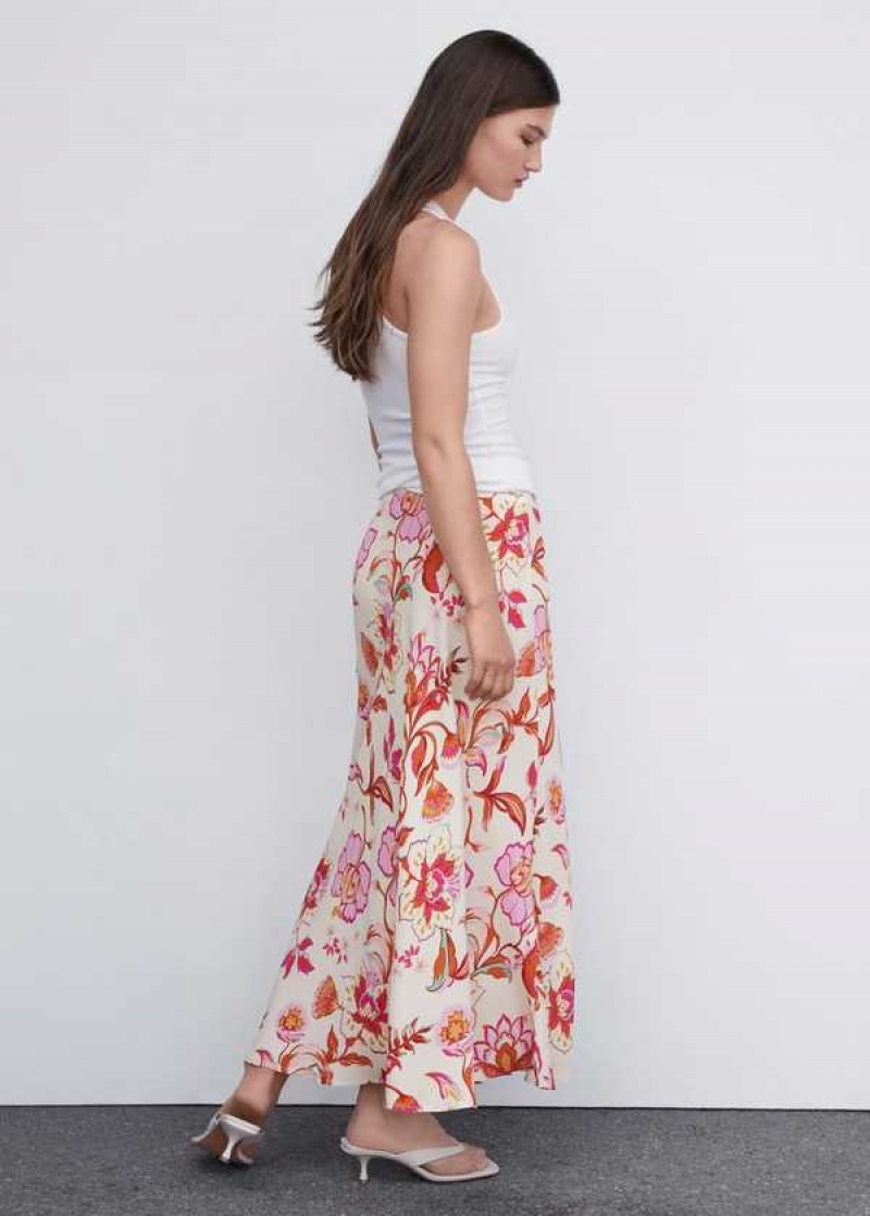 Mango Floral Long Skirt | MNG-24029