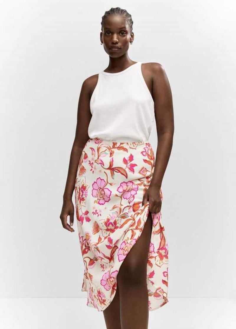 Mango Floral Long Skirt | MNG-24029