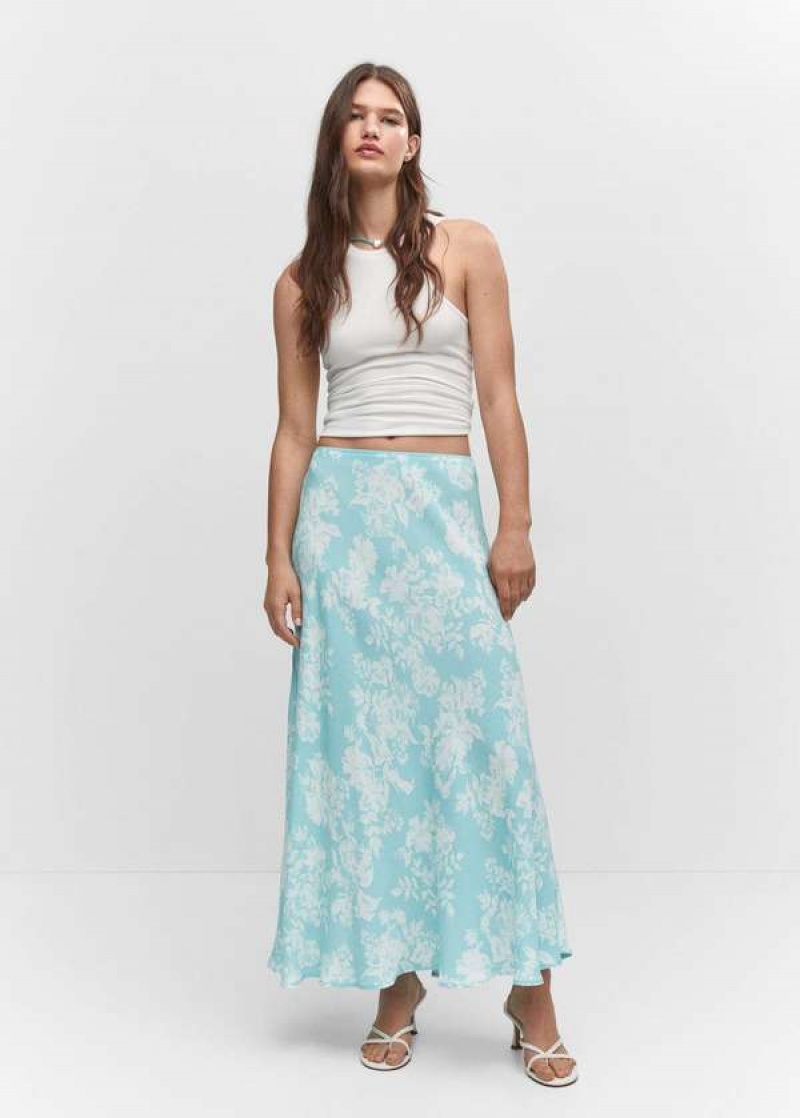 Mango Floral Long Skirt | MNG-24103