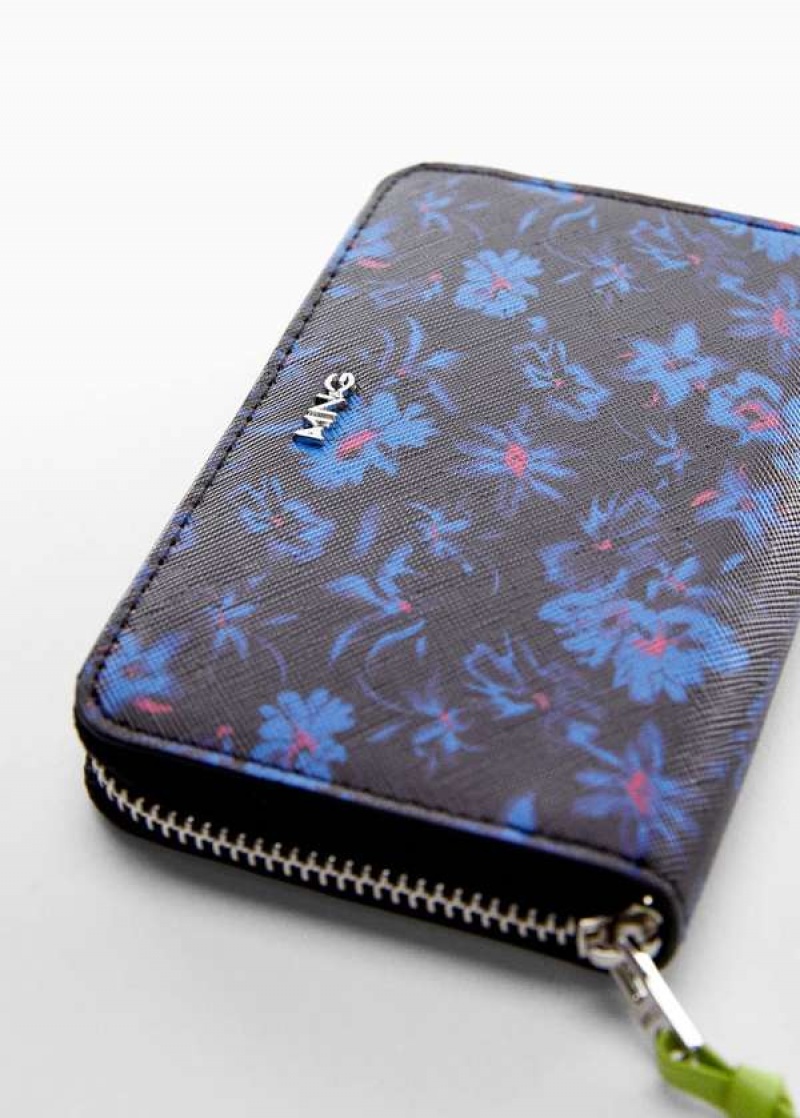 Mango Floral Saffiano-effect Wallet | MNG-23044