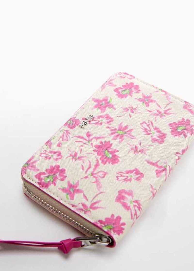 Mango Floral Saffiano-effect Wallet | MNG-23027