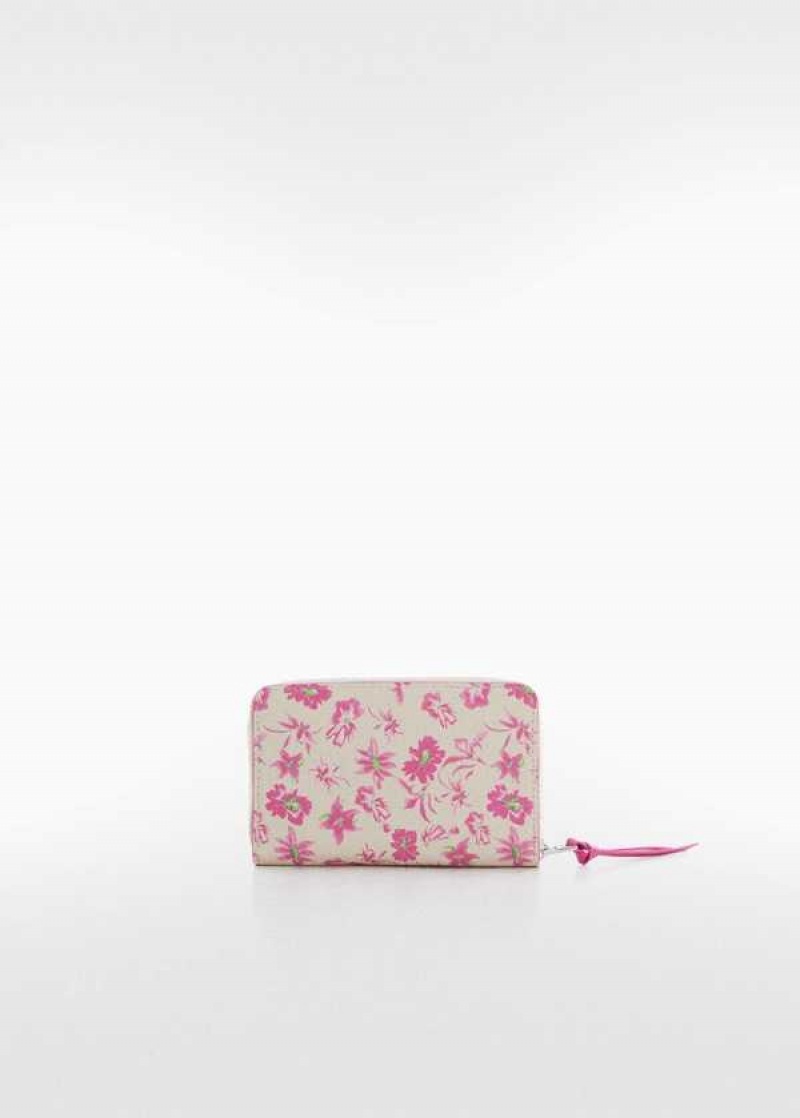 Mango Floral Saffiano-effect Wallet | MNG-23027