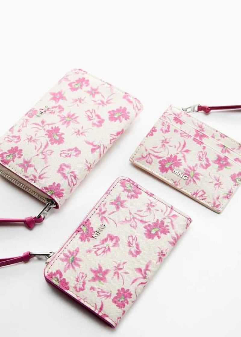 Mango Floral Saffiano-effect Wallet | MNG-23027