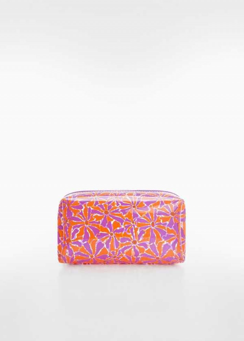 Mango Floral Transparent Toiletry Bag | MNG-23050