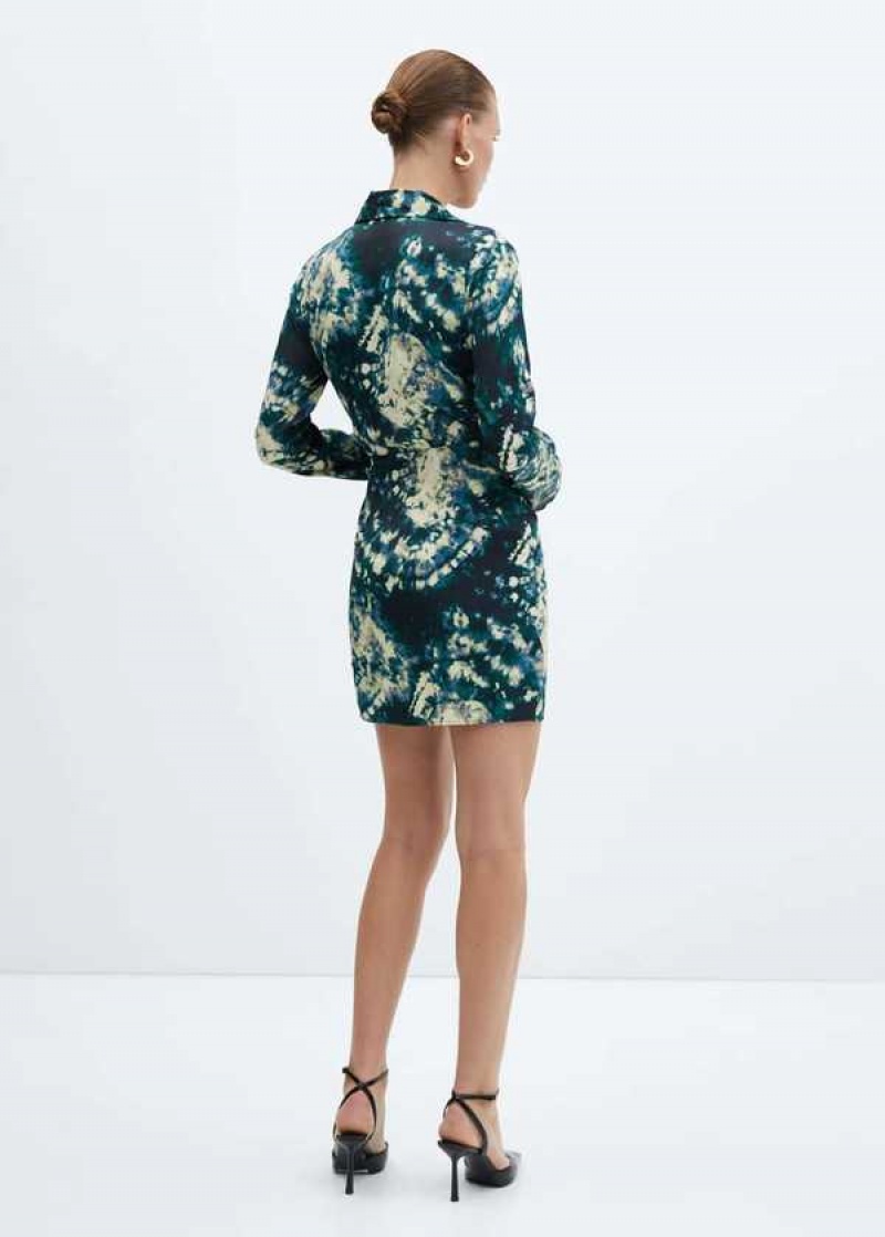 Mango Floral-print Wrap Šaty | MNG-26064