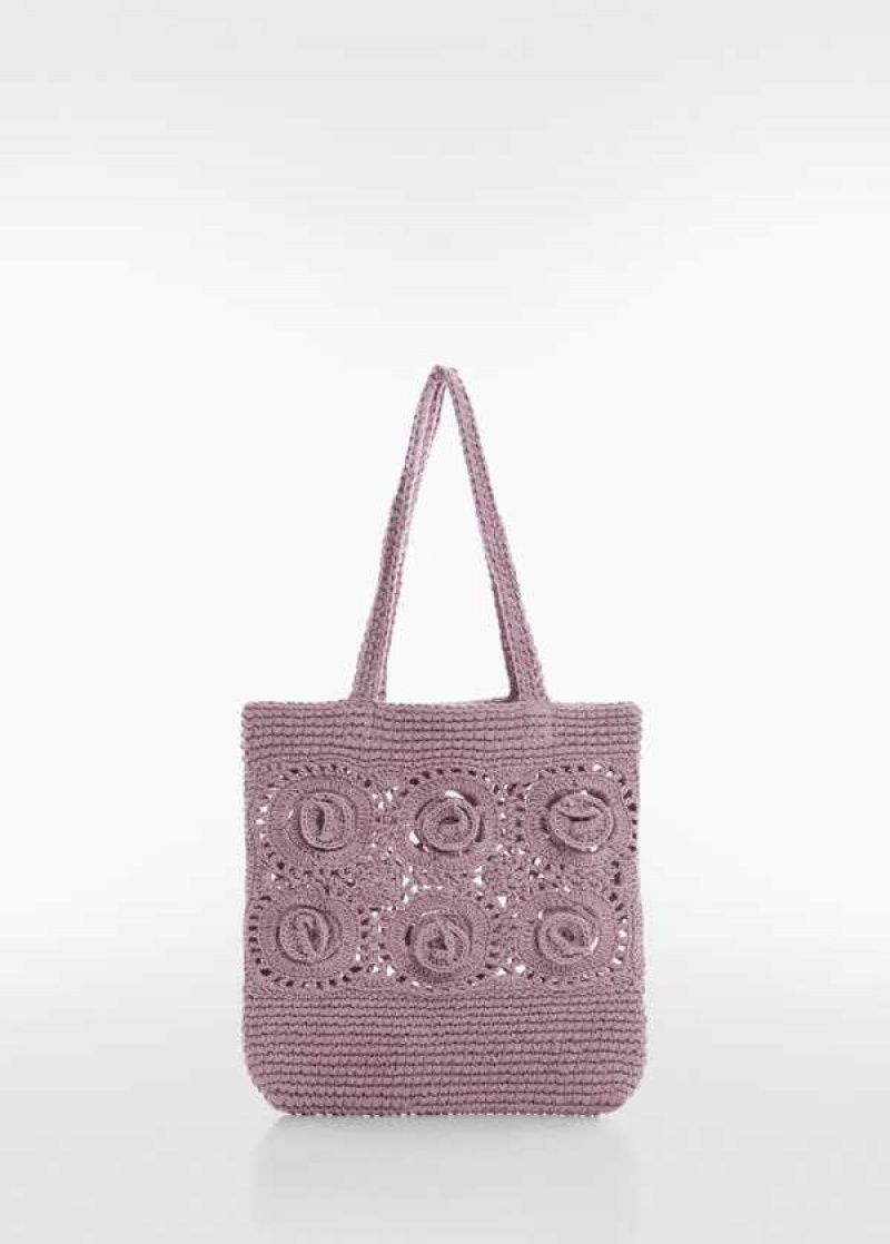 Mango Flowers Crochet Mini Bag | MNG-23244