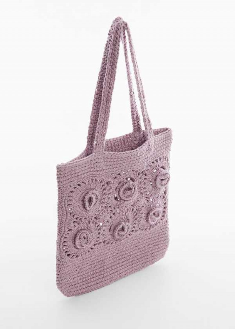 Mango Flowers Crochet Mini Bag | MNG-23244