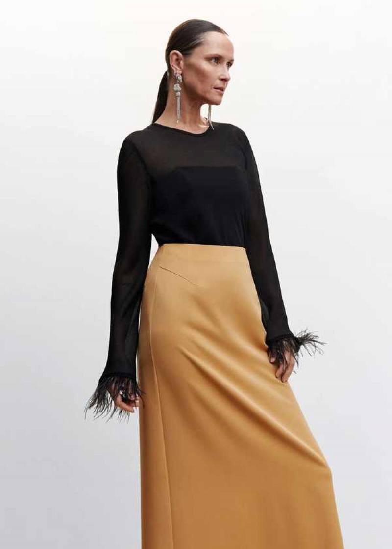 Mango Flowy Long Skirt | MNG-24226