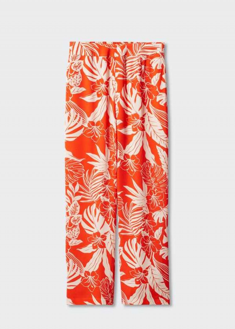 Mango Flowy Printed Pants | MNG-24348