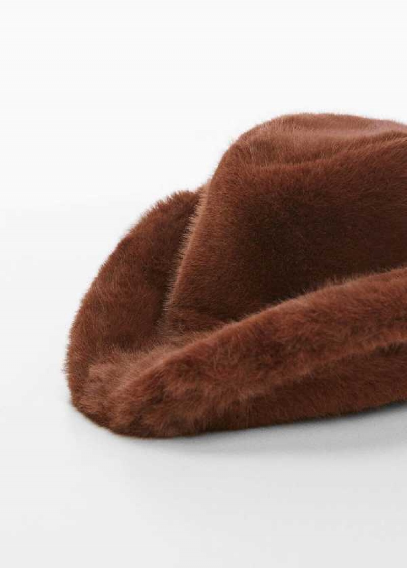 Mango Fur-effect Cowboy Hat | MNG-22664