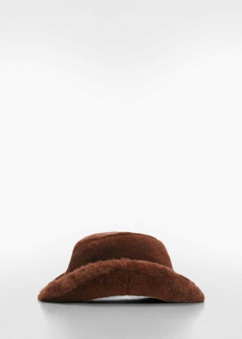 Mango Fur-effect Cowboy Hat | MNG-22664