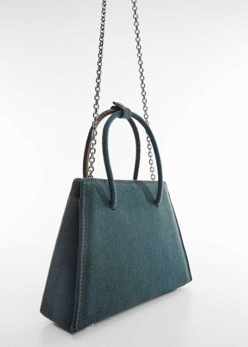 Mango Geometric Bag With Double Handle | MNG-23226