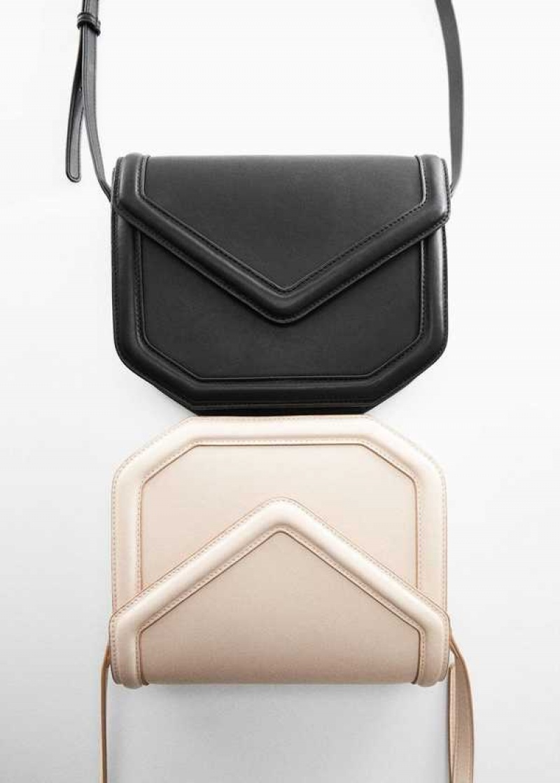 Mango Geometric Flap Bag | MNG-23155