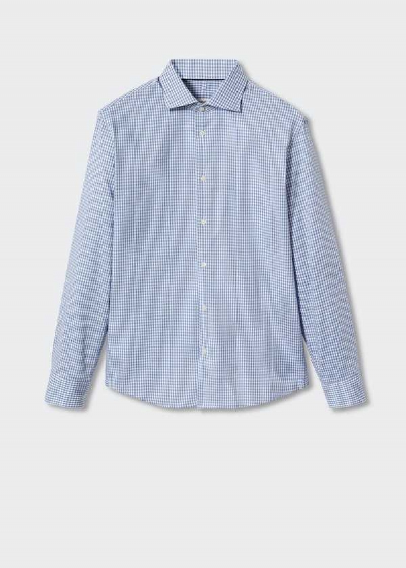 Mango Gingham Check Bavlněné Shirt | MNG-22158