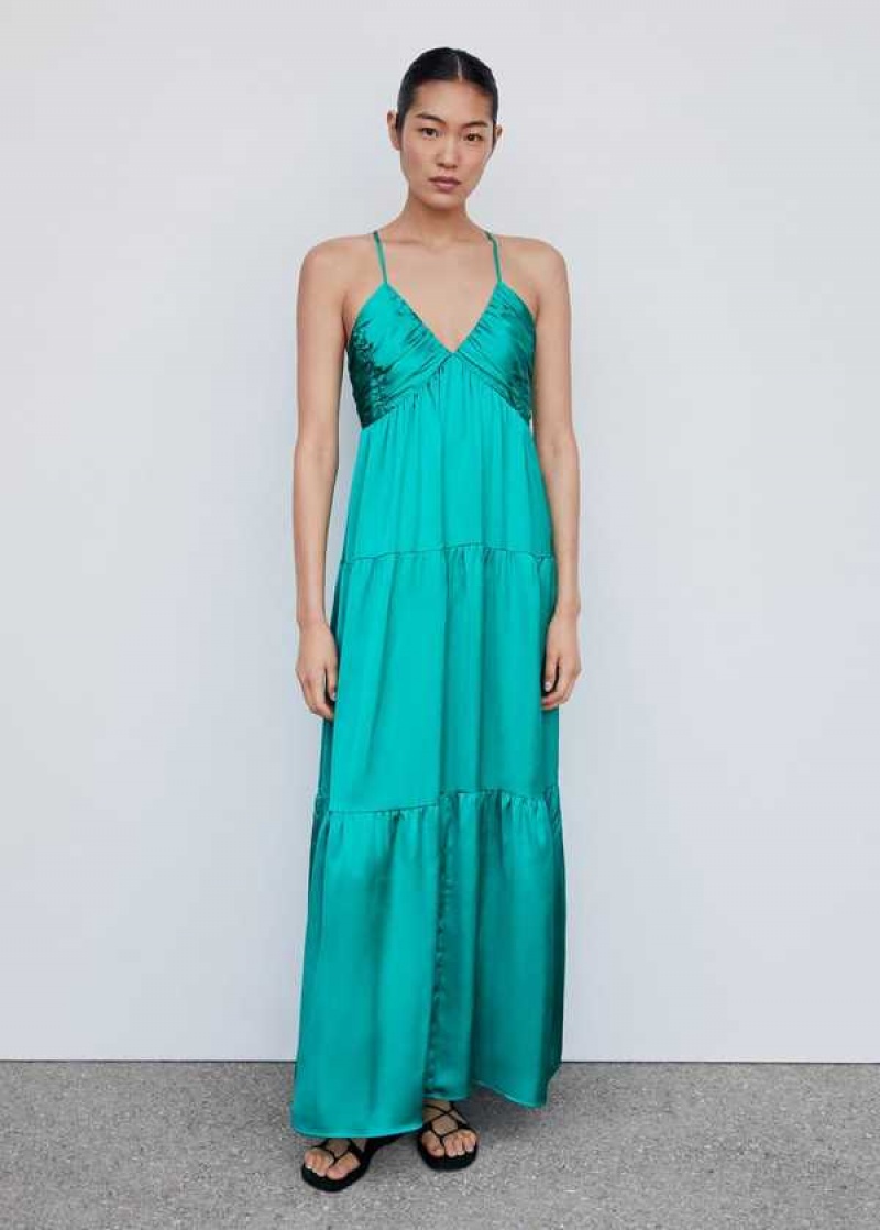 Mango Gradient Draped Šaty | MNG-25877