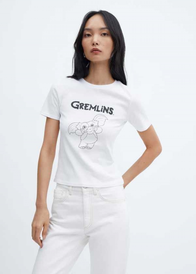 Mango Gremlins Bavlněné T-shirt | MNG-25029