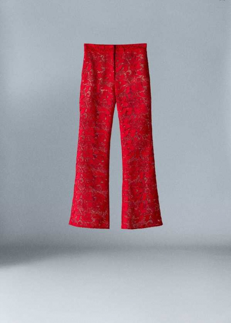 Mango Guipure Suit Pants | MNG-24589