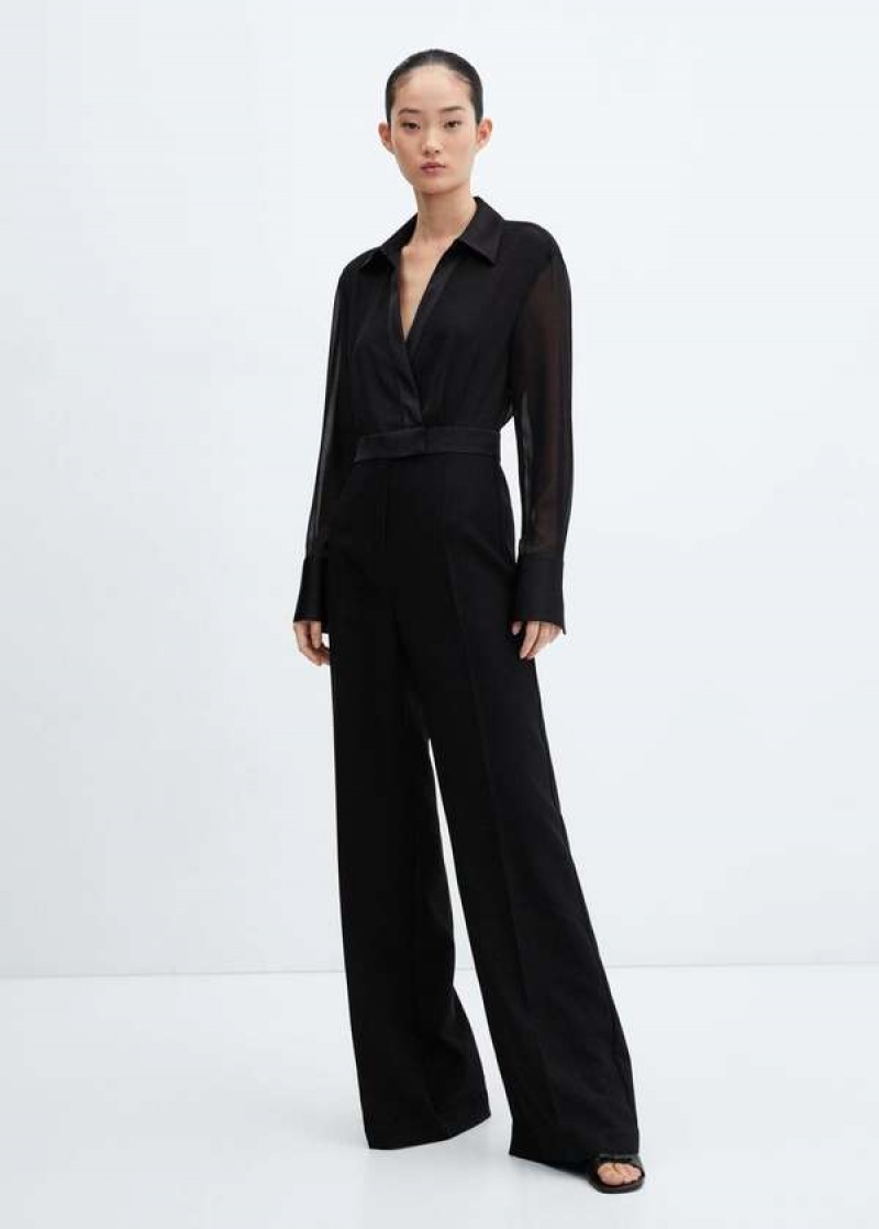 Mango Halter-neck Jumpsuit With Belt | MNG-25706