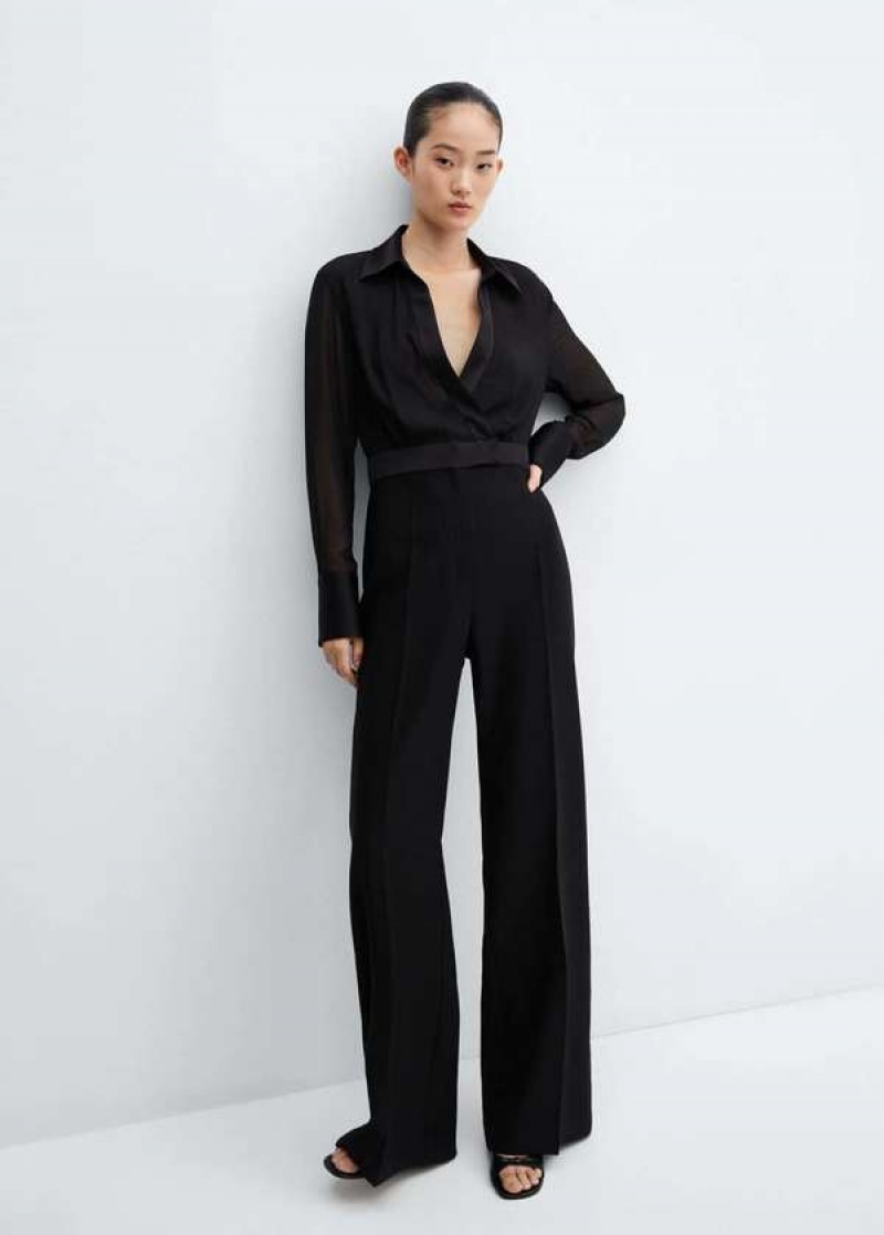 Mango Halter-neck Jumpsuit With Belt | MNG-25706