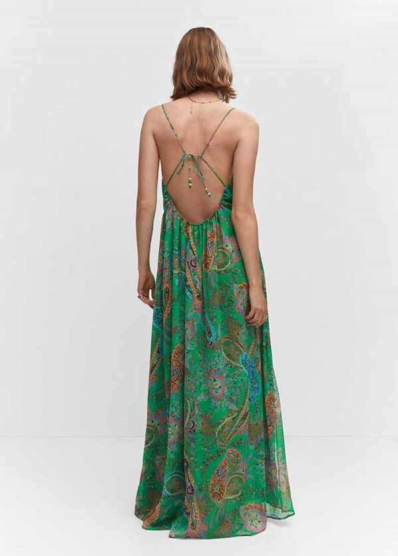 Mango Halter-neck Open-back Šaty | MNG-25884