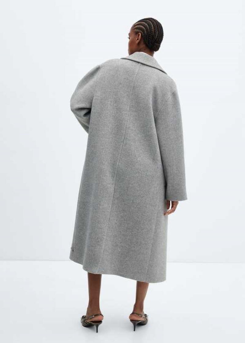 Mango Handmade Oversized Vlna Coat | MNG-26442