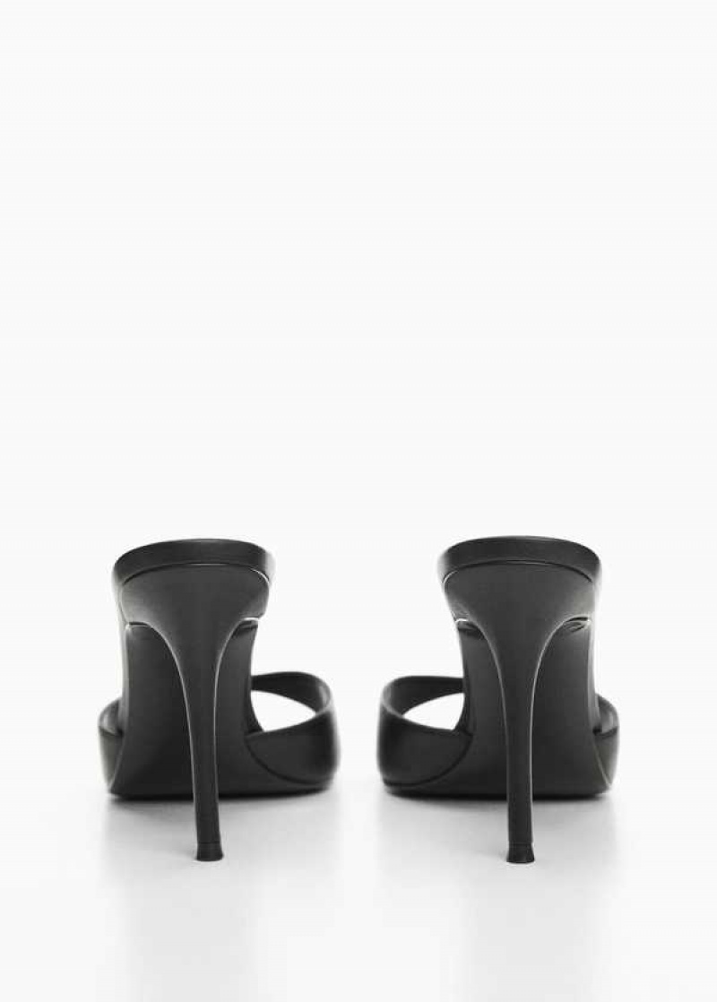 Mango Heel Læder Sandals | MNG-23638