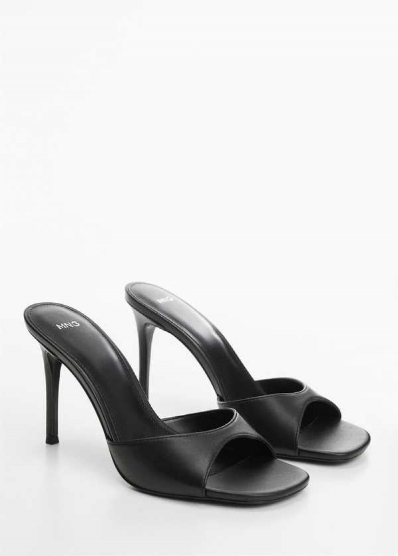 Mango Heel Læder Sandals | MNG-23638