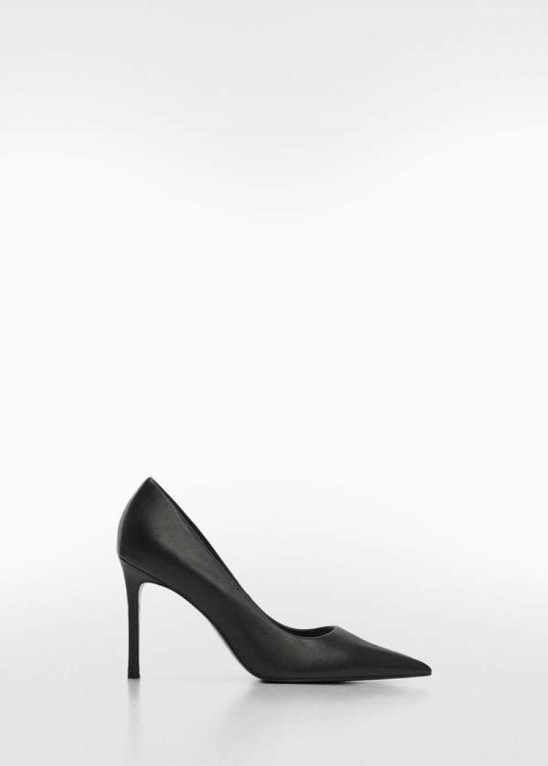 Mango Heel Læder Shoes | MNG-23639