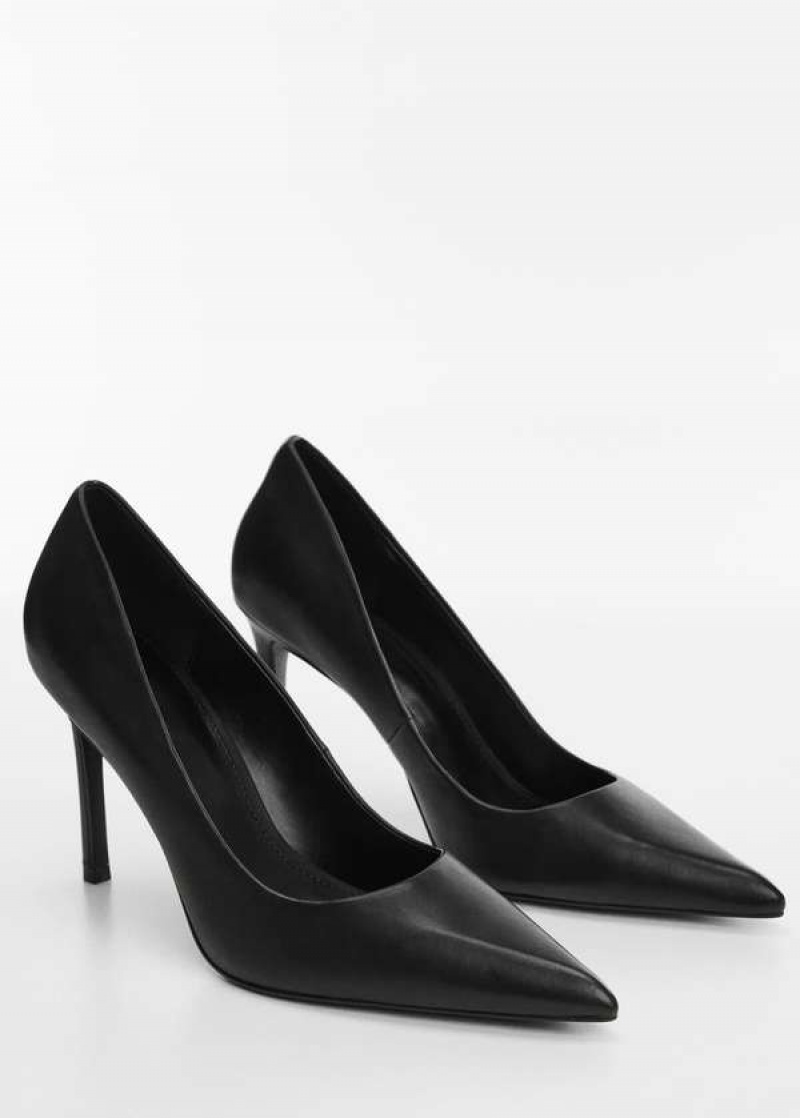 Mango Heel Læder Shoes | MNG-23639