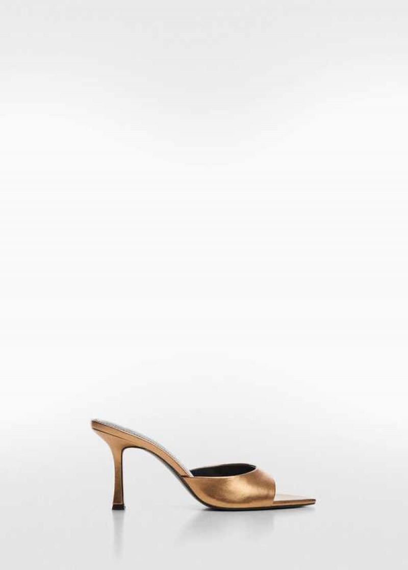 Mango Heel Non-structured Sandals | MNG-23590